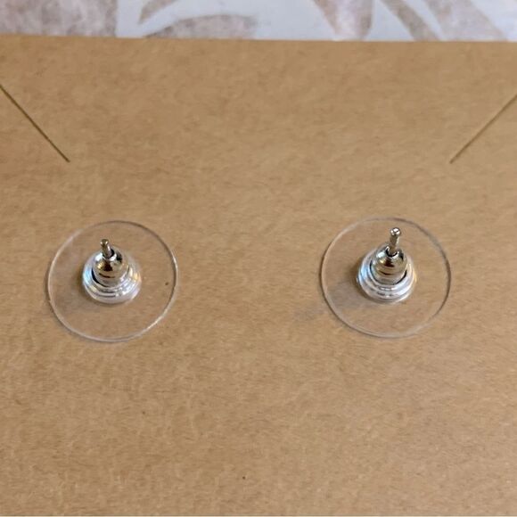 Vintage Earrings 2” Large Faux Pearl & Aurora Borealis Crystals Mixed Media - Picture 2 of 4